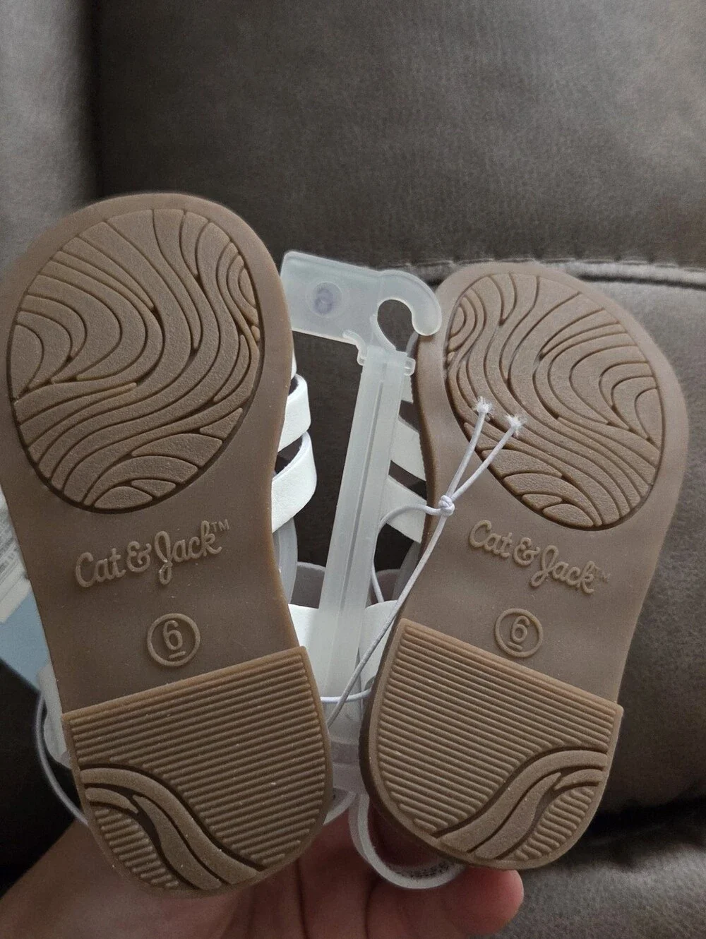 Cat & Jack Kids White Fisherman Sandals